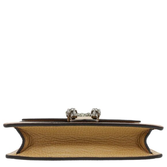 Gucci Dionysus Mini Leather Crossbody Bag Beige 476432 - Picture 10 of 12